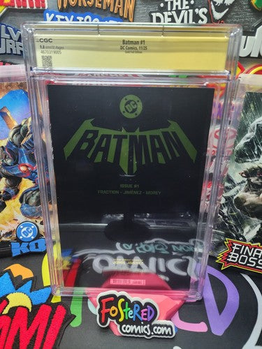 CGC SIG Series 9.8 - Batman #1 Jorge Jiménez 1:1000 "Blind As a Bat"