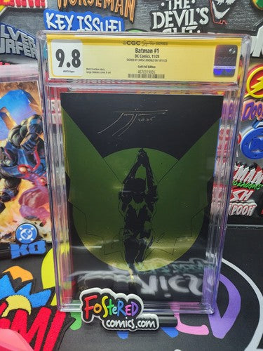 CGC SIG Series 9.8 - Batman #1 Jorge Jiménez 1:1000 "Blind As a Bat"
